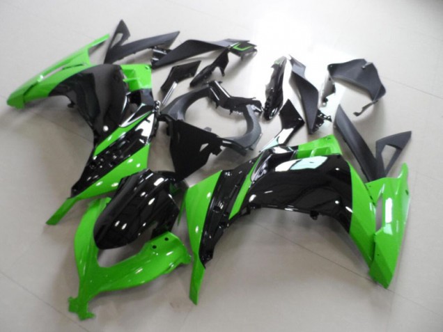 Kit ABS Carenados Motocicleta ZX 300R 13-16 - Negro Verde Kit ABS Carenados Motocicleta ZX 300R 13-16 - Negro Verde