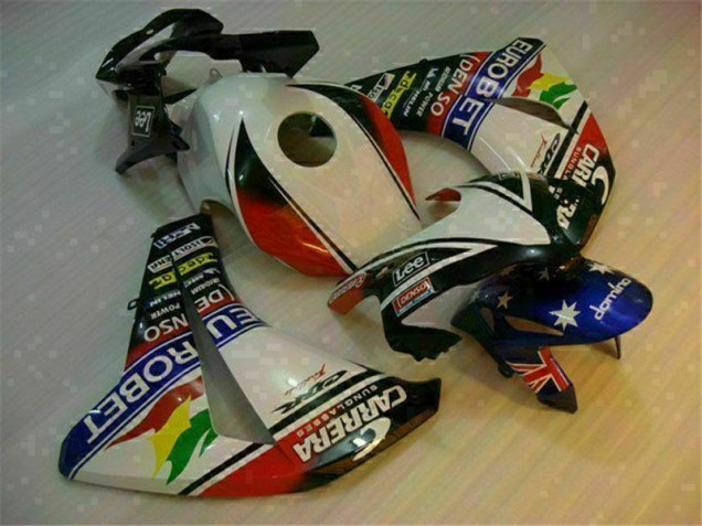 Kit Carenado ABS Completo CBR 1000 RR 08-11 - Blanco Azul Kit Carenado ABS Completo CBR 1000 RR 08-11 - Blanco Azul