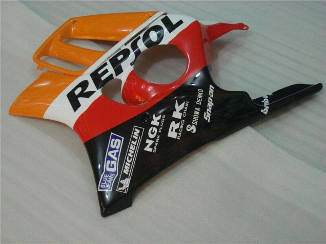 Kit Carenado ABS Completo CBR 600 F3 95-98 - Negro Naranja Repsol Kit Carenado ABS Completo CBR 600 F3 95-98 - Negro Naranja Repsol