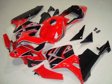 Kit Carenado ABS Completo CBR 600 RR 03-04 - Rojo Negro