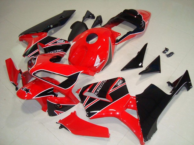 Kit Carenado ABS Completo CBR 600 RR 03-04 - Rojo Negro