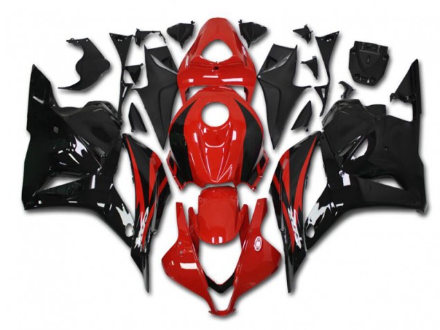 Kit Carenado ABS Completo CBR 600 RR 09-12 - Rojo Negro Kit Carenado ABS Completo CBR 600 RR 09-12 - Rojo Negro
