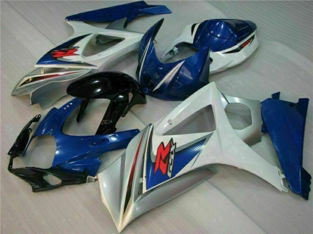 Kit Carenado ABS Completo GSXR 1000 K7 07-08 - Azul Blanco