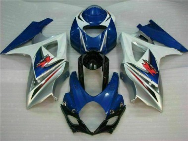 Kit Carenado ABS Completo GSXR 1000 K7 07-08 - Azul Blanco