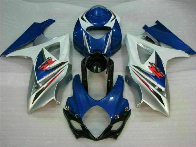Kit Carenado ABS Completo GSXR 1000 K7 07-08 - Azul Blanco