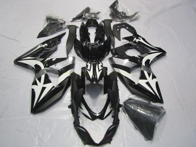 Kit Carenado ABS Completo GSXR 1000 K9 09-16 - Negro Blanco Kit Carenado ABS Completo GSXR 1000 K9 09-16 - Negro Blanco