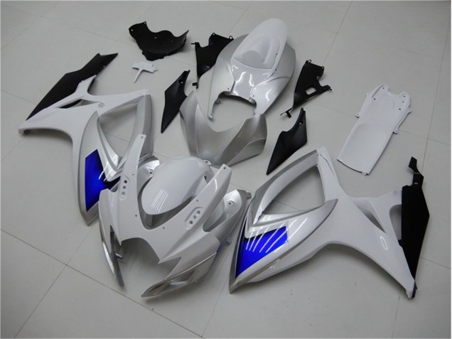 Kit Carenado ABS Completo GSXR 600 / 750 K6 06-07 - Blanco Azul Kit Carenado ABS Completo GSXR 600 / 750 K6 06-07 - Blanco Azul