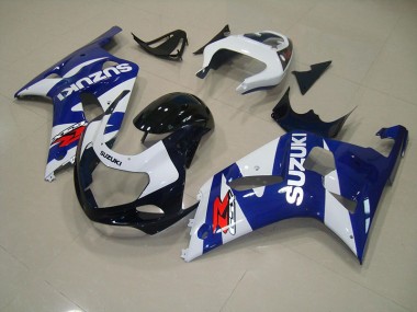 Kit Carenado ABS Completo GSXR 750 K1 K2 K3 01-03 - Azul Blanco