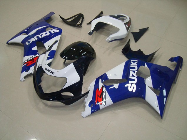Kit Carenado ABS Completo GSXR 750 K1 K2 K3 01-03 - Azul Blanco