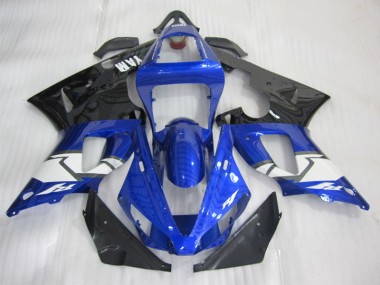 Kit Carenado ABS Completo R1 00-01 - Azul Negro Blanco
