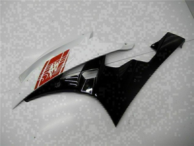 Kit Carenado ABS Completo R6 06-07 - Blanco Negro Kit Carenado ABS Completo R6 06-07 - Blanco Negro