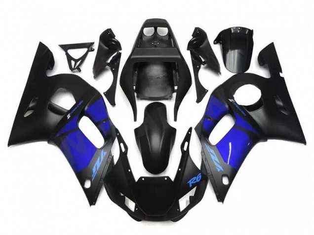 Kit Carenado ABS Completo R6 98-02 - Azul Negro Kit Carenado ABS Completo R6 98-02 - Azul Negro