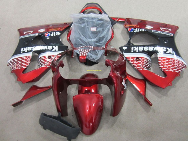 Kit Carenado ABS Completo ZX6R 00-02 - Rojo Kit Carenado ABS Completo ZX6R 00-02 - Rojo