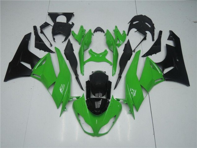 Kit Carenado ABS Completo ZX6R 09-12 - Verde Negro Kit Carenado ABS Completo ZX6R 09-12 - Verde Negro