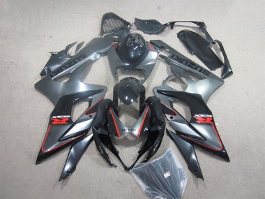 Kit Carenado Inyección GSXR 1000 K5 05-06 - Negro Rojo