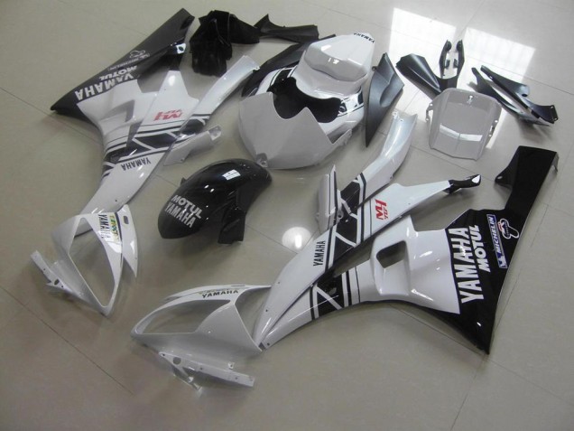 Kit Carenado Inyección R6 06-07 - Negro Blanco