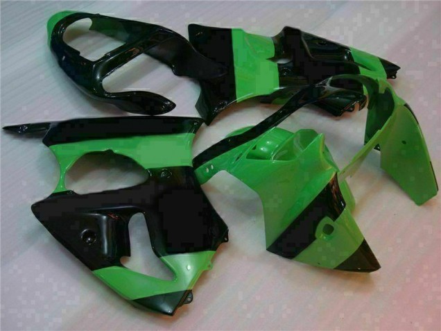 Kit Carenado Inyección ZX6R 00-02 - Verde Negro Kit Carenado Inyección ZX6R 00-02 - Verde Negro