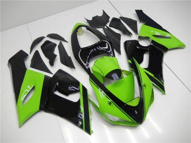 Kit Carenado Inyección ZX6R 05-06 - Verde Negro