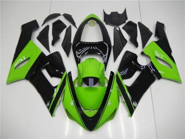 Kit Carenado Inyección ZX6R 05-06 - Verde Negro