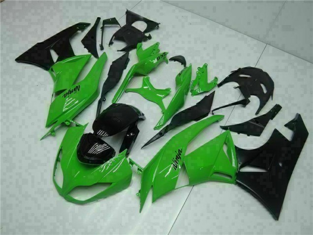 Kit Carenado Inyección ZX6R 09-12 - Negro Verde