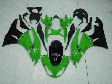 Kit Carenado Inyección ZX6R 09-12 - Negro Verde