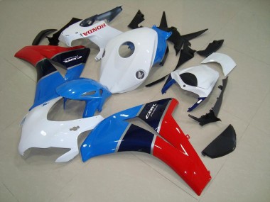 Kit Carenados Moto CBR 1000 RR 08-11 - Blanco Azul Rojo