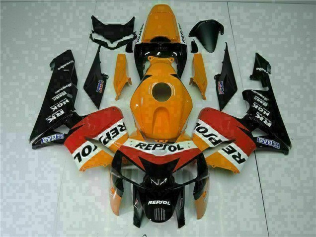 Kit Carenados Moto CBR 600 RR 05-06 - Naranja Negro Repsol Kit Carenados Moto CBR 600 RR 05-06 - Naranja Negro Repsol