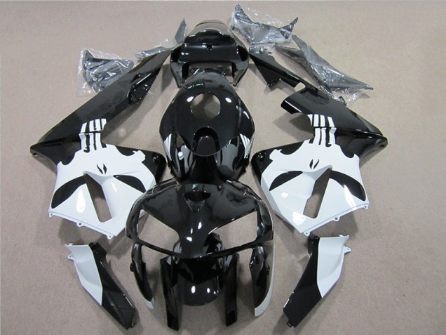 Kit Carenados Moto CBR 600 RR 05-06 - Negro Blanco Kit Carenados Moto CBR 600 RR 05-06 - Negro Blanco