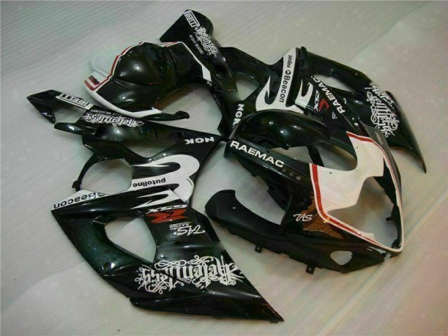 Kit Carenados Moto GSXR 1000 K5 05-06 - Blanco Negro Kit Carenados Moto GSXR 1000 K5 05-06 - Blanco Negro