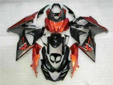 Kit Carenados Moto GSXR 1000 K9 09-16 - Marrón Negro
