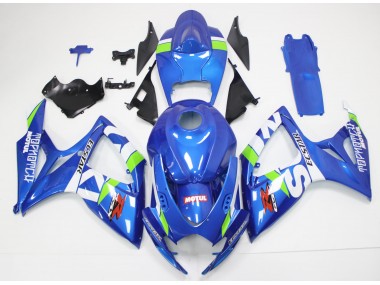 Kit Carenados Moto GSXR 600 / 750 K6 06-07 - Azul Blanco