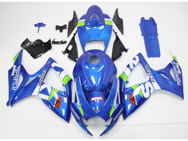 Kit Carenados Moto GSXR 600 / 750 K6 06-07 - Azul Blanco Kit Carenados Moto GSXR 600 / 750 K6 06-07 - Azul Blanco