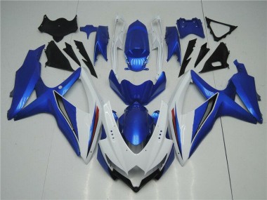 Kit Carenados Moto GSXR 600 / 750 K8 08-10 - Blanco Azul