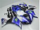 Kit Carenados Moto R1 12-14 - Azul Blanco Negro Kit Carenados Moto R1 12-14 - Azul Blanco Negro