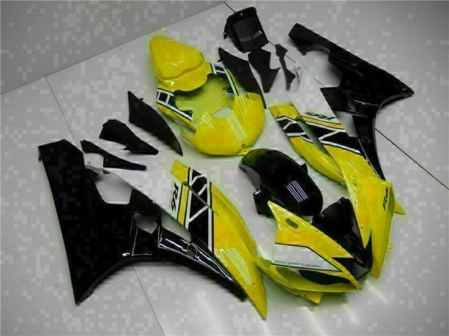Kit Carenados Moto R6 06-07 - Amarillo Negro Kit Carenados Moto R6 06-07 - Amarillo Negro