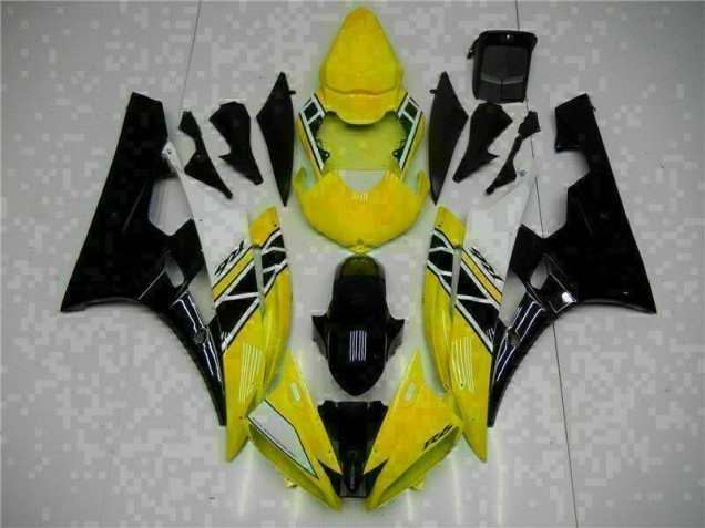 Kit Carenados Moto R6 06-07 - Amarillo Negro Kit Carenados Moto R6 06-07 - Amarillo Negro