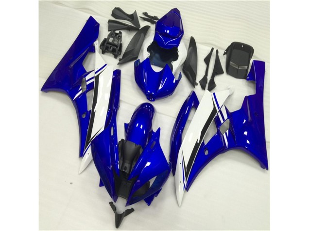 Kit Carenados Moto R6 06-07 - Azul Blanco Kit Carenados Moto R6 06-07 - Azul Blanco