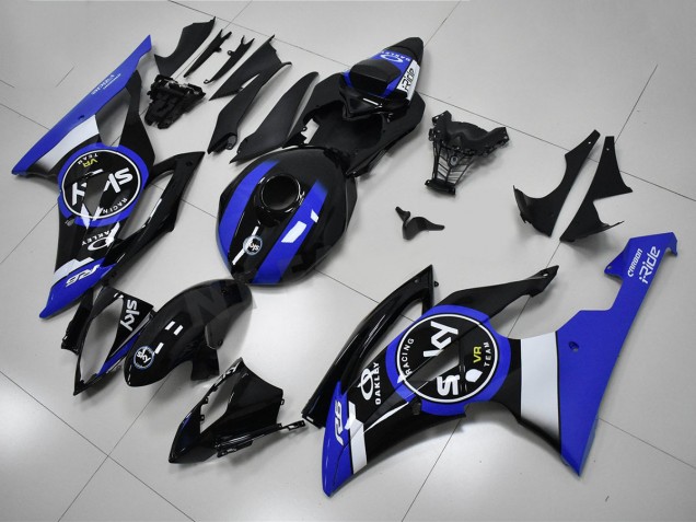Kit Carenados Moto R6 08-16 - Azul Negro Kit Carenados Moto R6 08-16 - Azul Negro