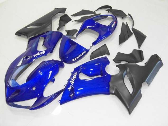 Kit Carenados Moto ZX6R 05-06 - Azul Negro Kit Carenados Moto ZX6R 05-06 - Azul Negro