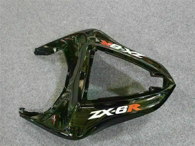 Kit Carenados Moto ZX6R 07-08 - Negro Rojo Llama Kit Carenados Moto ZX6R 07-08 - Negro Rojo Llama