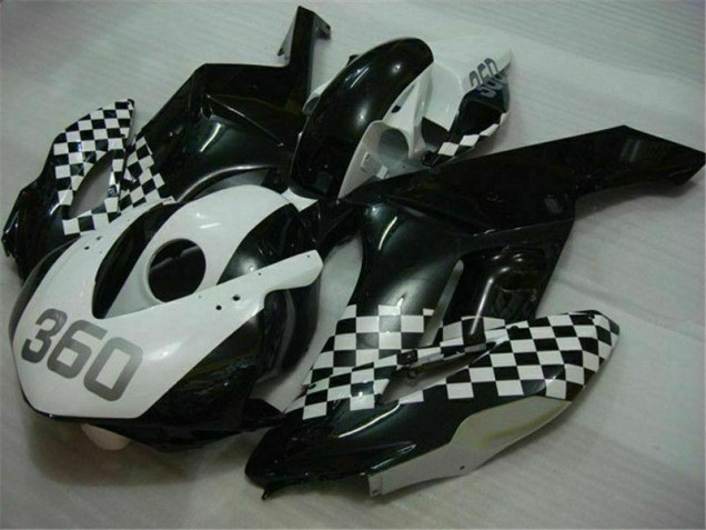 Kit Completo Carenados Moto CBR 1000 RR 04-05 - Blanco Negro Kit Completo Carenados Moto CBR 1000 RR 04-05 - Blanco Negro