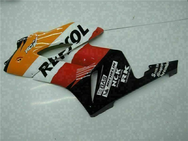 Kit Completo Carenados Moto CBR 1000 RR 04-05 - Naranja Negro Repsol Kit Completo Carenados Moto CBR 1000 RR 04-05 - Naranja Negro Repsol
