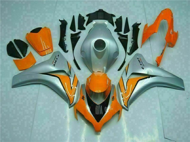 Kit Completo Carenados Moto CBR 1000 RR 08-11 - Naranja Plata Kit Completo Carenados Moto CBR 1000 RR 08-11 - Naranja Plata