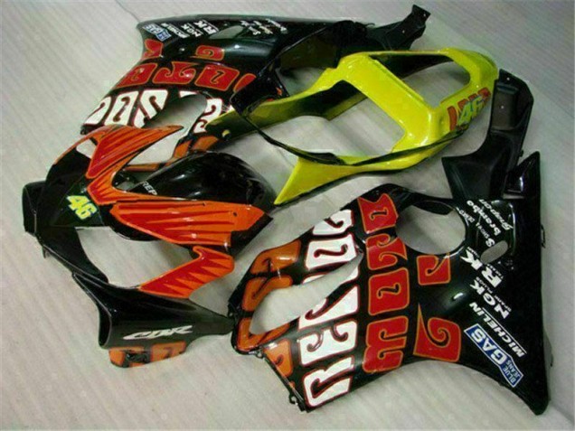 Kit Completo Carenados Moto CBR 600 F4i 01-03 - Naranja Negro Kit Completo Carenados Moto CBR 600 F4i 01-03 - Naranja Negro
