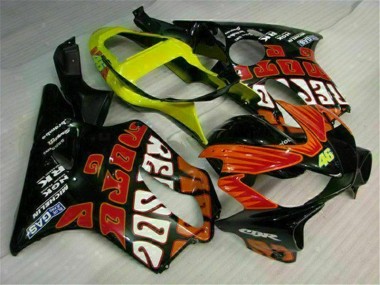 Kit Completo Carenados Moto CBR 600 F4i 01-03 - Naranja Negro