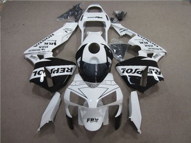 Kit Completo Carenados Moto CBR 600 RR 05-06 - Blanco Negro Repsol