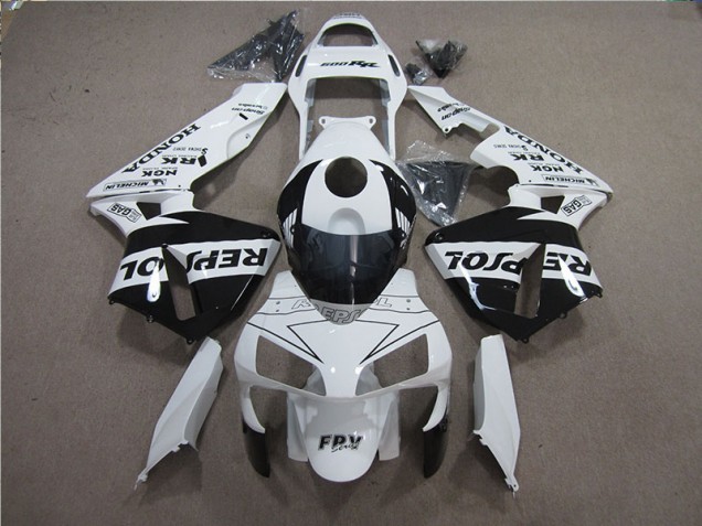 Kit Completo Carenados Moto CBR 600 RR 05-06 - Blanco Negro Repsol Kit Completo Carenados Moto CBR 600 RR 05-06 - Blanco Negro Repsol