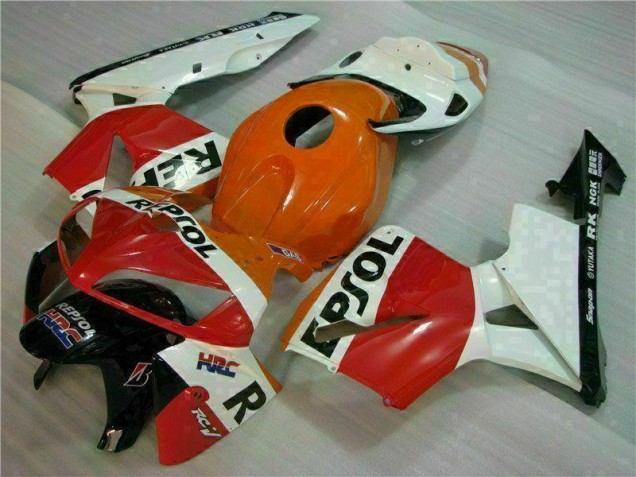 Kit Completo Carenados Moto CBR 600 RR 05-06 - Naranja Negro Repsol Kit Completo Carenados Moto CBR 600 RR 05-06 - Naranja Negro Repsol