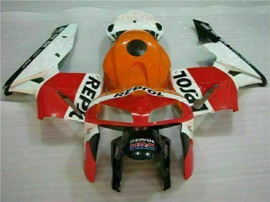 Kit Completo Carenados Moto CBR 600 RR 05-06 - Naranja Negro Repsol