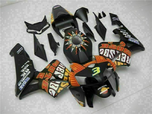Kit Completo Carenados Moto CBR 600 RR 05-06 - Negro Kit Completo Carenados Moto CBR 600 RR 05-06 - Negro